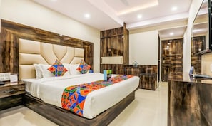 Habitación Premium | Sábanas de algodón egipcio, ropa de cama de alta calidad, caja fuerte