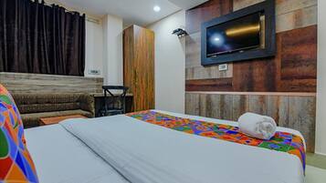 Sengetøy i egyptisk bomull, sengetøy av topp kvalitet og safe på rommet