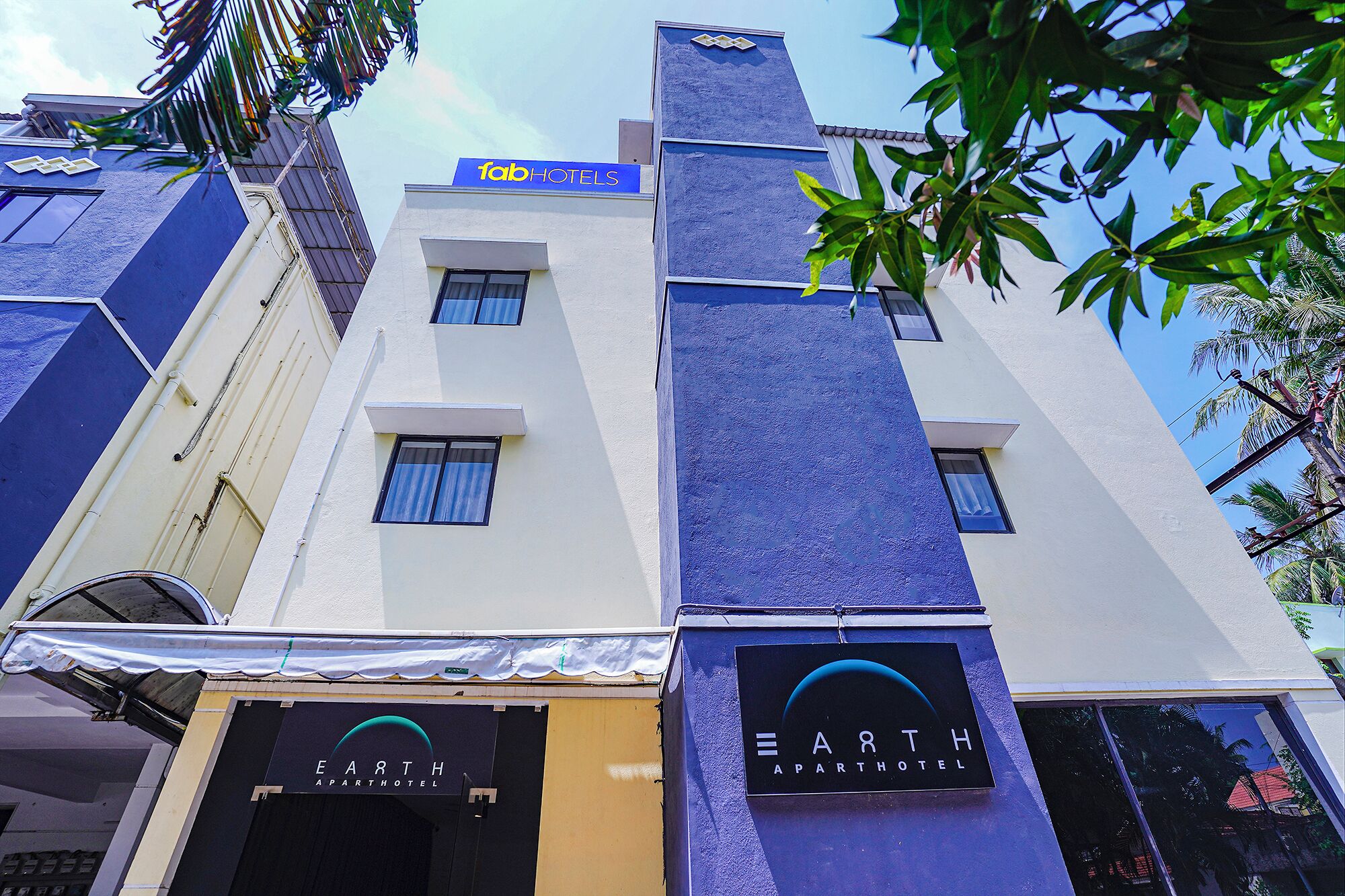 Overnatningsstedets facade