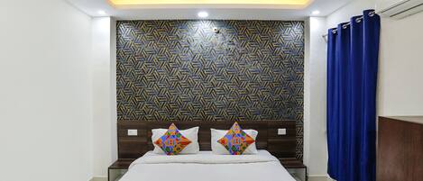 Phòng Deluxe | Bộ trải giường bằng vải cotton Ai Cập, bộ đồ giường cao cấp