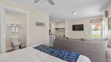 1 dormitorio, tabla de planchar con plancha, Internet