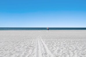 Vlak bij het strand