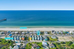 Vlak bij het strand