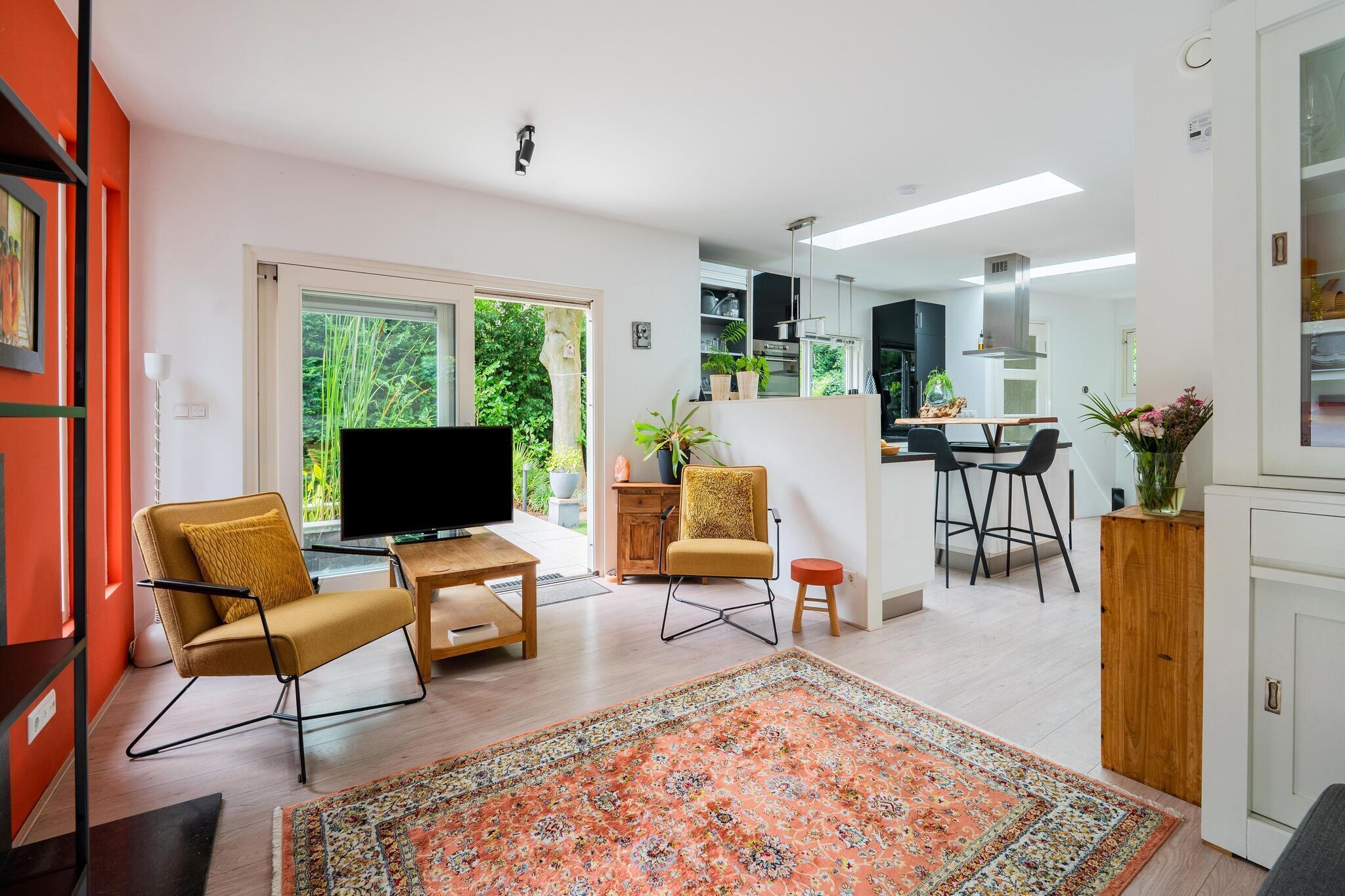 TV connectée, cheminée