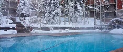 Una piscina climatizada