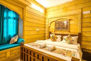 Superior Family Room | Premium bedding, desk, soundproofing, bed sheets - Hotel Relax inn (Jaisalmer)