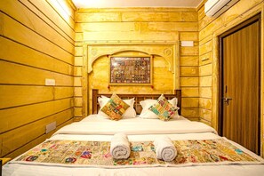 Superior Family Room | Premium bedding, desk, soundproofing, bed sheets - Hotel Relax inn (Jaisalmer)
