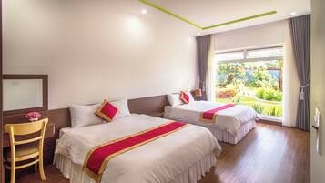 Bureau, chambres insonorisées, Wi-Fi gratuit, draps fournis