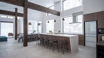 Song Saa 6 Bedroom Chalet | Private kitchen | Full-size fridge, microwave, oven, stovetop