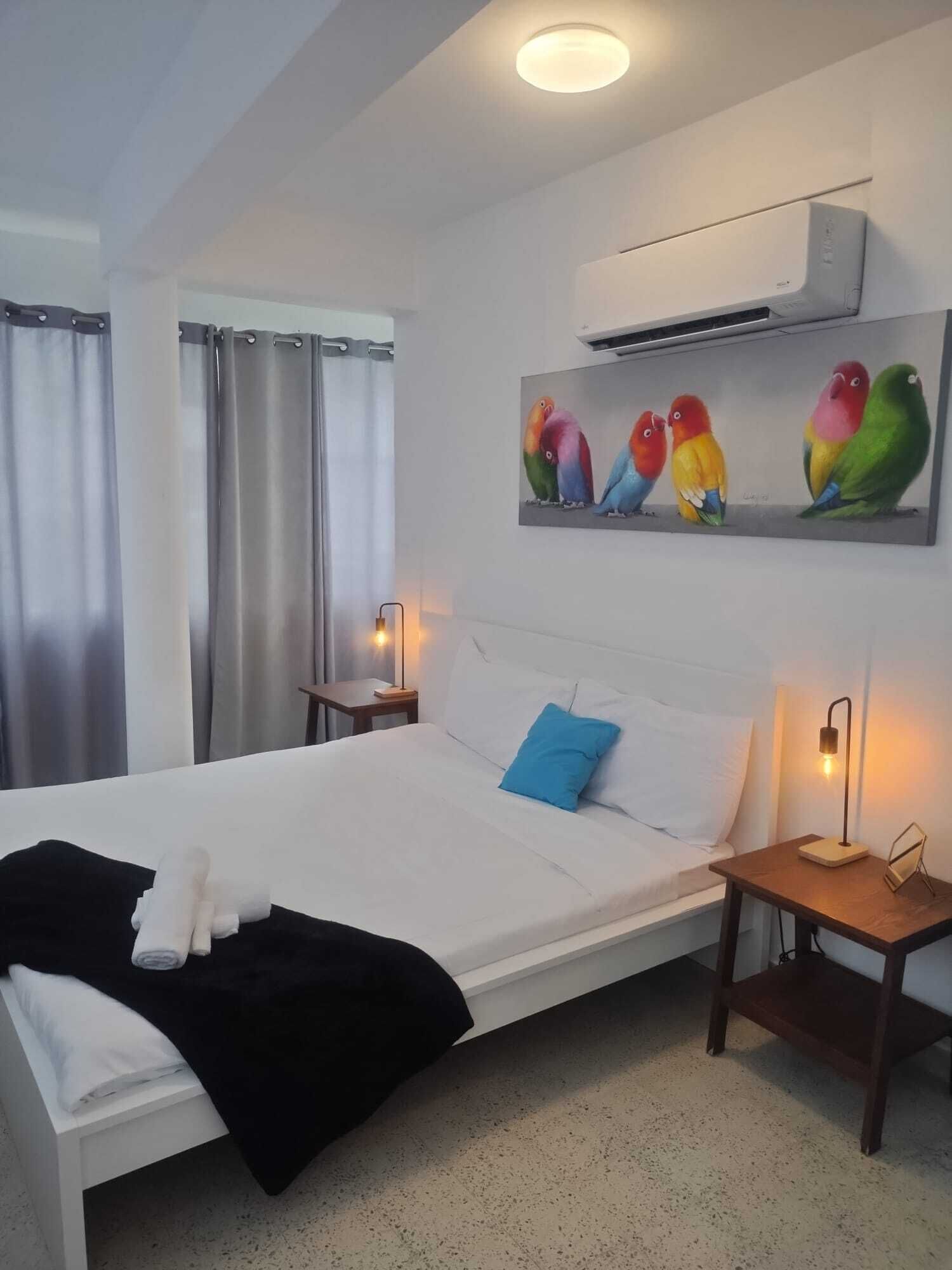 4 bedrooms, iron/ironing board, travel cot, WiFi