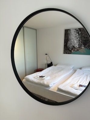 2 Schlafzimmer, Reisekinderbett, WLAN, Bettwäsche