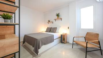 2 makuuhuonetta, vuodevaatteet