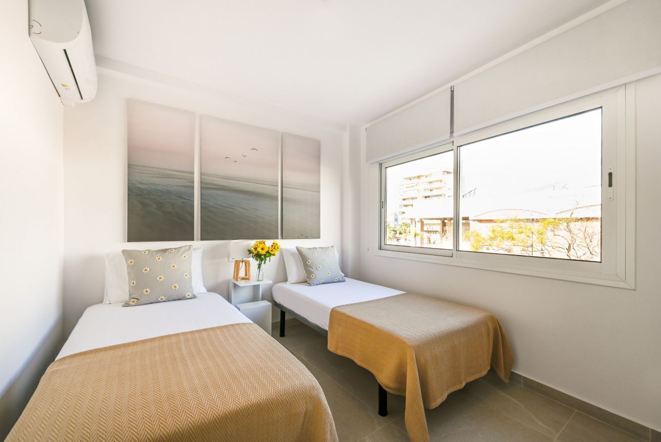 2 bedrooms, bed sheets