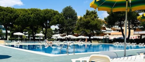 Studio, Multiple Bedrooms, Balcony | Pool