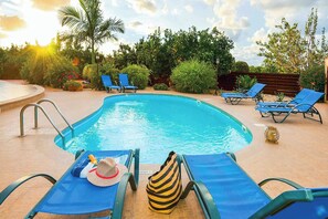 Outdoor pool - Villa Andreas (Argaka)