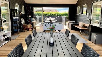 Udsigt fra overnatningsstedet