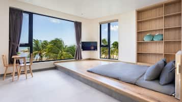 家庭公寓, 多张床, 使用泳池, 海景 | 1 多间卧室、高档床上用品、Select Comfort 床、特色家居