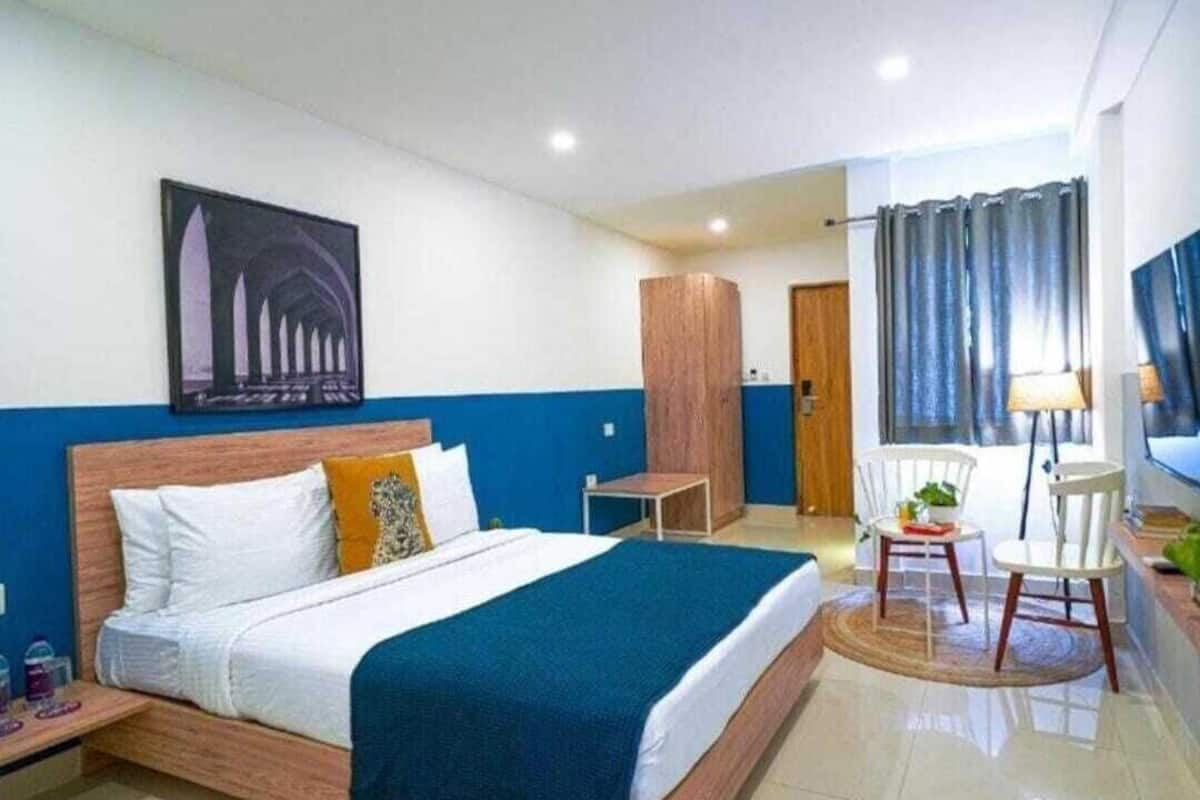 Suíte executiva | 1 quarto, escrivaninha, quartos à prova de som, roupa de cama