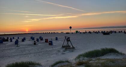 Haus Seelöwe für 3 Personen, Strandnah, Terrasse, Grill, Fahrräder, Wlan, top