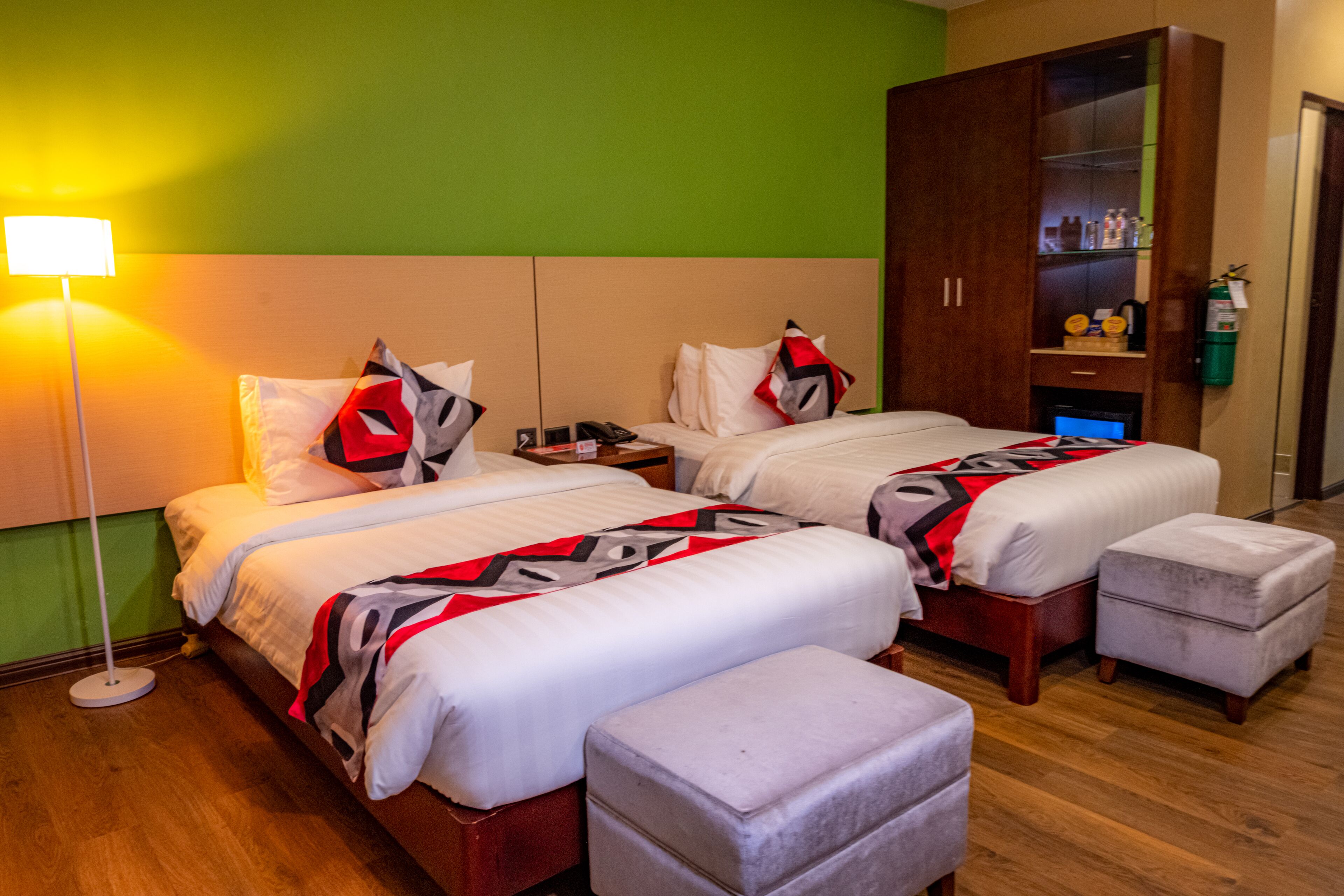 Deluxe Double or Twin Room, 2 Double Beds, Non Smoking, City View | Room amenity