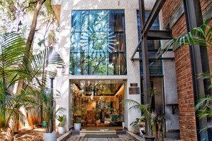 Entrada de l'allotjament