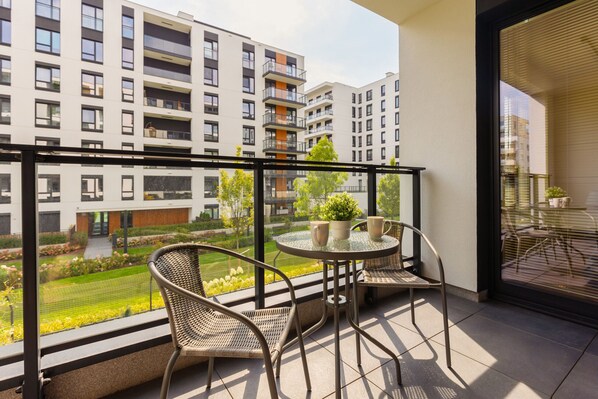 Apartment, 1 Bedroom, Balcony | Balcony - Apartment Bialej Floty by Renters (Warsaw)