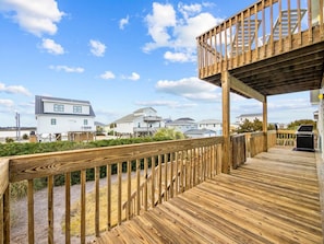 Terrace/patio - Searenity! 3 BR w/bonus loft. Pet friendly. (Holly Ridge)