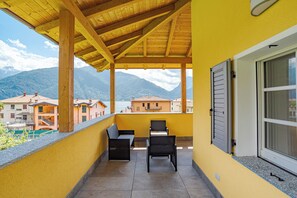 Departamento familiar, varias habitaciones, 2 baños, junto a la playa (Casa Veligato 2) | Terraza en la azotea