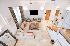 TV, stereo, offices