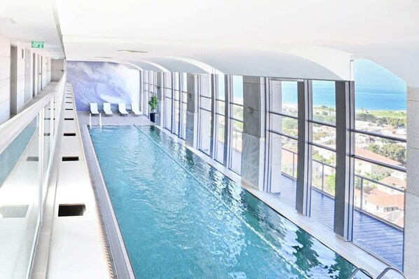 Indoor pool - Modern 2BR Amazing Sea View W/Parking by HolyGuest (Tel Aviv-Yafo)