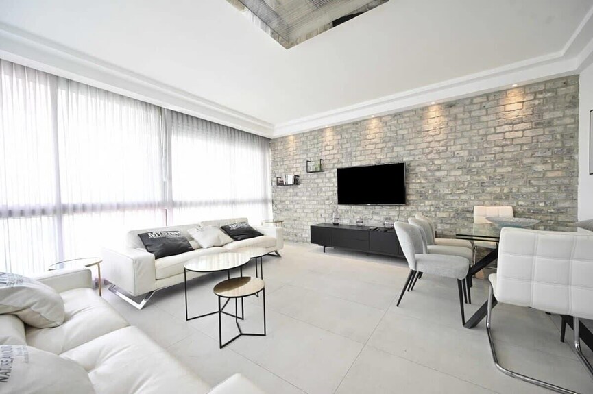 Spacious 4 Br Penthouse With Sea View By Holyguest - Tel Aviv