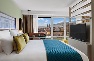 Deluxe-Zimmer | Blick auf die Stadt