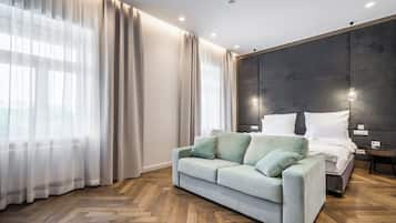 Caja de seguridad en la habitación, wifi gratis y ropa de cama