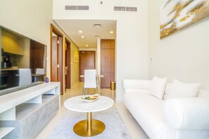 Living area - HEART OF BUSINESS BAY BURJ KHALIFA VIEW (Dubai)