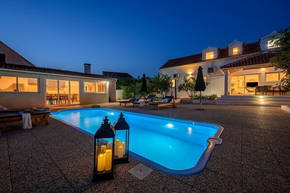 Una piscina climatizada