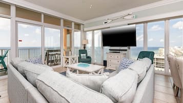 Condo, 4 Bedrooms | Living area | DVD player