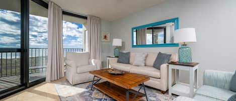 Lejlighed - 2 soveværelser | Opholdsområde | Dvd-afspiller