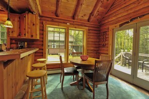 Dining - Bryant Pond Log Cabin Available for Ski Season (Woodstock)