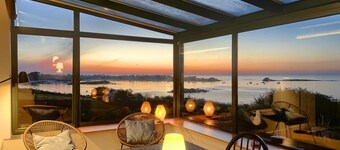 Bright villa with breathtaking ocean views.