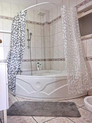 Whirlpool, Haartrockner, Bidet, Handtücher