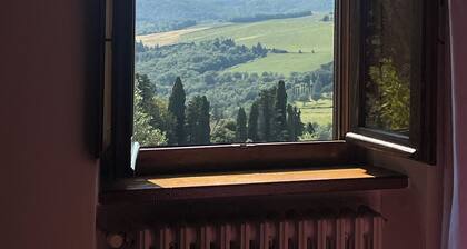 Cozy and bright, at the Pieve di San Leolino in Panzano in Chianti.