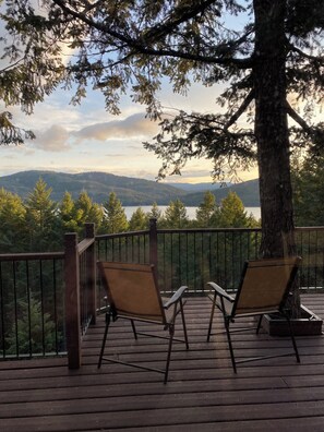 Property grounds - Big Mountain Treehouse!  Beautiful cabin home w/ SPECTACULAR views of Lake (Whitefish)