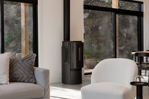 Smart TV, chimenea