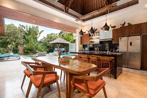 Villa, 3 Bedrooms, Smoking, Private Pool | Dining - Best Seller 3 Bedrooms Pool Villa in Central Ubud (Ubud)