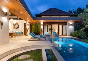 Villa, 3 habitaciones, para fumadores, alberca privada | Alberca | Alberca al aire libre 