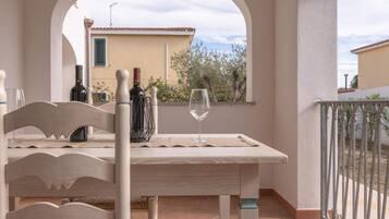 Appartamento, 2 camere da letto, balcone | Parco della struttura