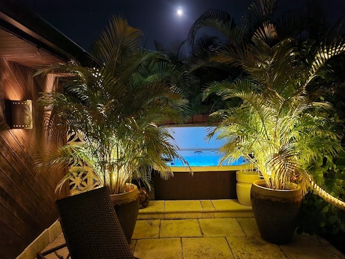 House with Patio, Caribbean Hot-tub & Tiki Bar. Pet friendly. No cleaning charge