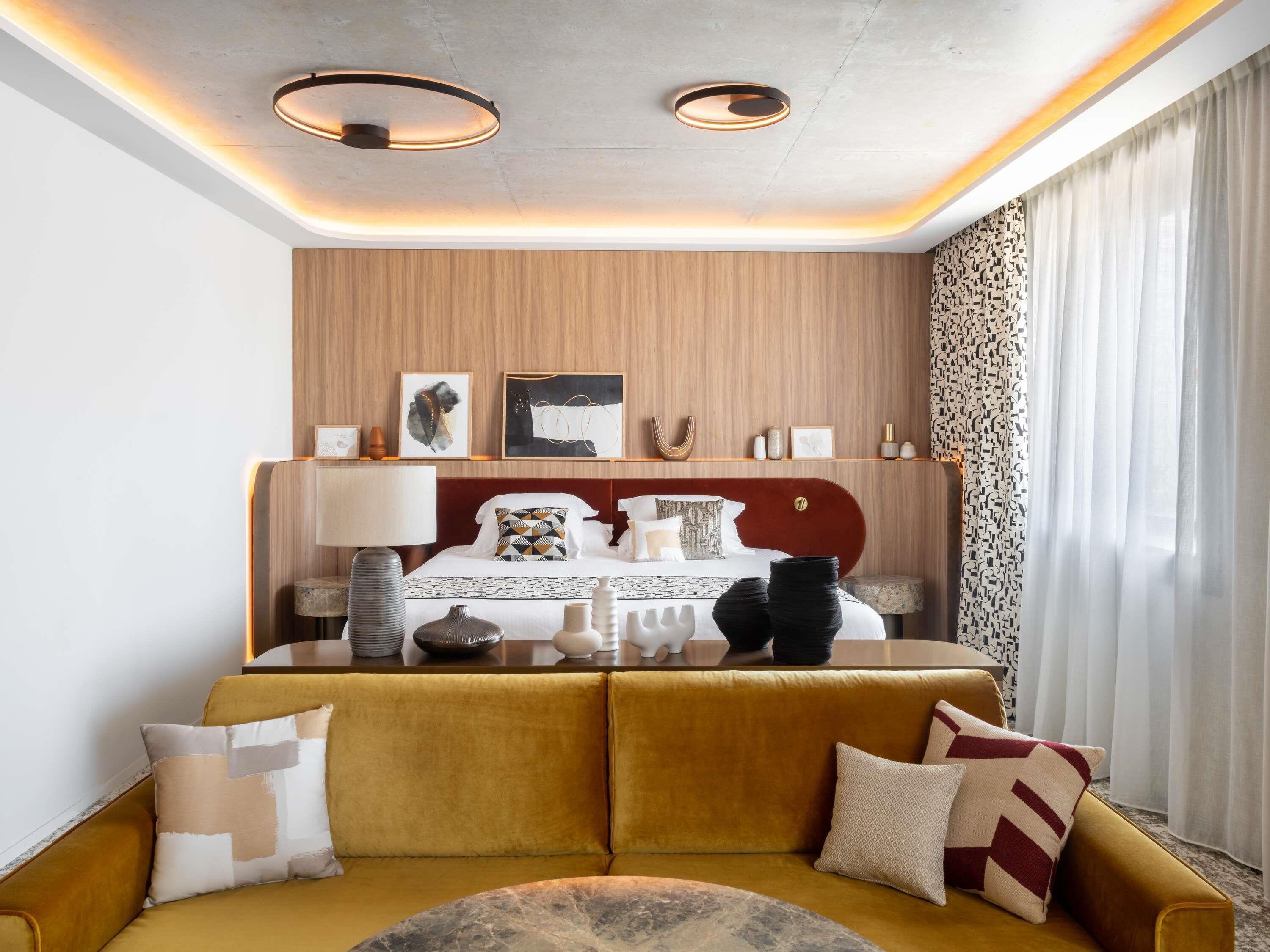 Junior-Suite, 1 Doppelbett und Schlafsofa