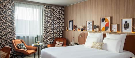 Premium bedding, pillow-top beds, in-room safe, desk