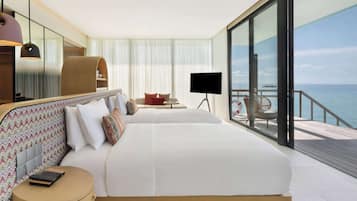 Lagoon Water Pool Villa Collection 1 King Bed | Premium bedding, memory foam beds, minibar, in-room safe